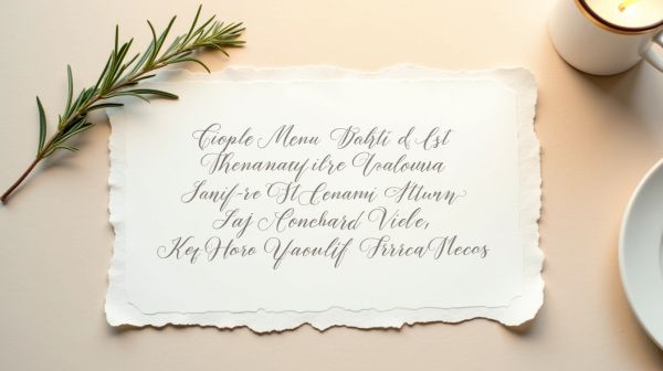 Maîtriser le menu design pour des cartes élégantes et personnalisées
